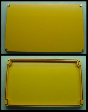 Couvercle du récepteur 250x400 avec joint et vis