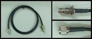 Gain ext. Gainfl. TNC/1.0m/TNC avec bloc