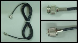 Câble d'antenne Yagi/Train TNC/3.7m/N plug