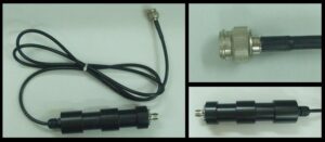 Câble d'extension gainflex TNC/1,5m/TNC avec support de tube