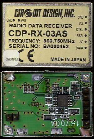 FBRX 869.750MHz LCD sans cadre
